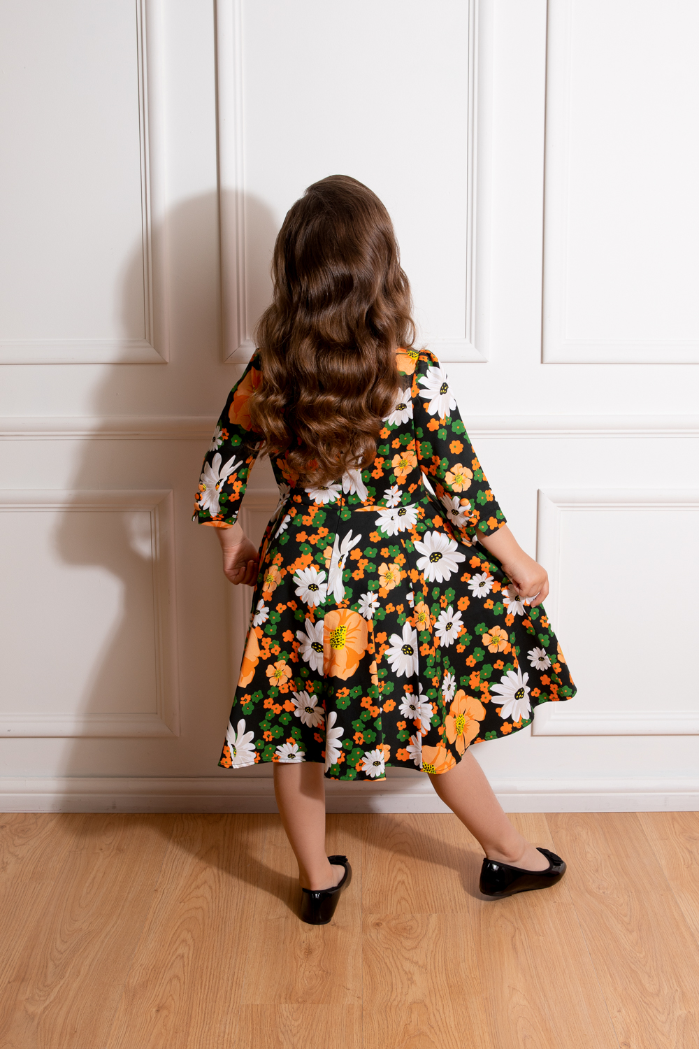 Tessa Floral Swing Dress in Kids